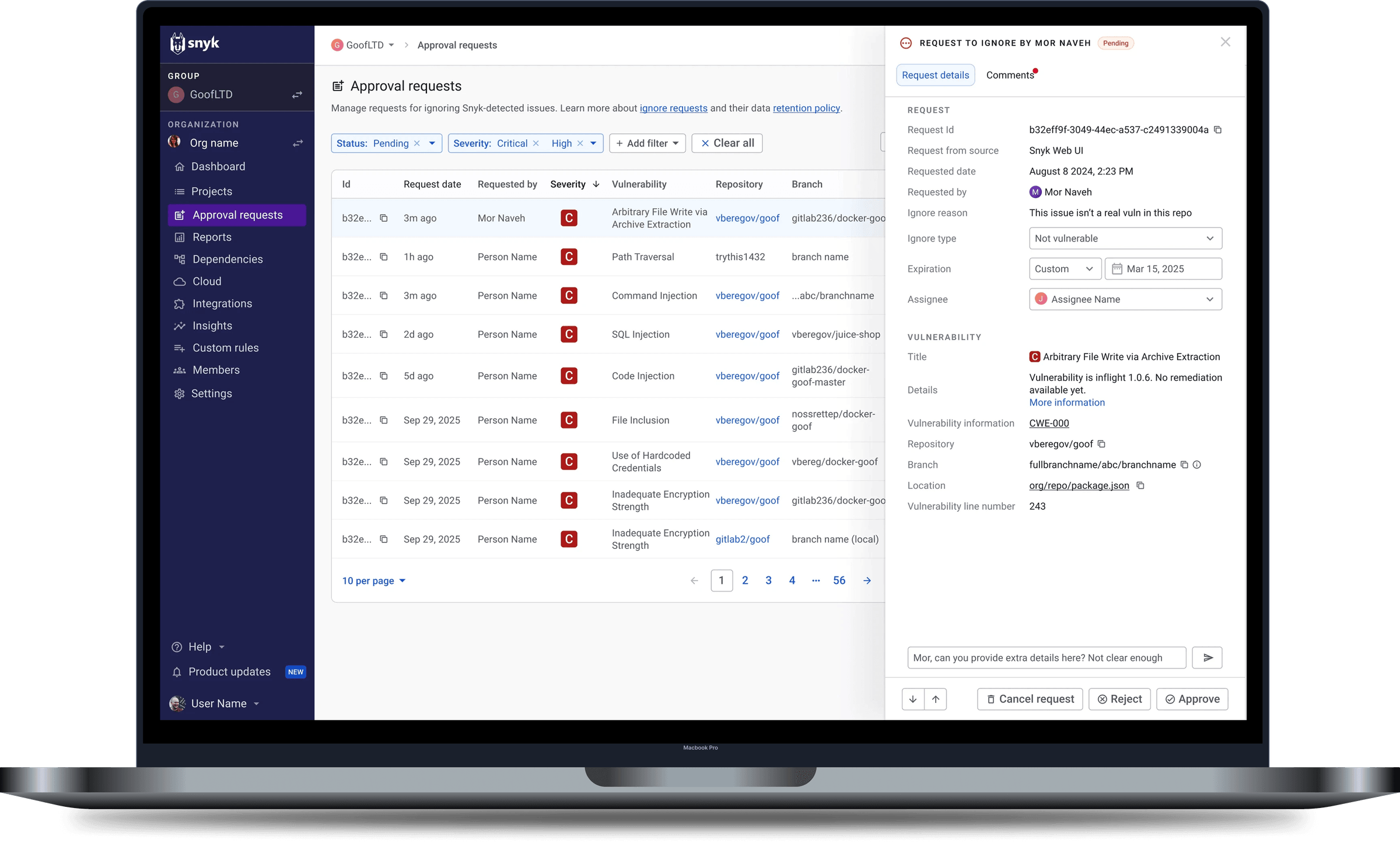 Ignore approval workflow